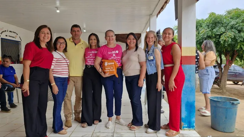 Foto 1 – SAÚDE, CUIDADO E VALORIZAÇÃO: “SENAR SAÚDE DA MULHER RURAL” LEVA SERVIÇOS AO POVOADO ANDA SOL