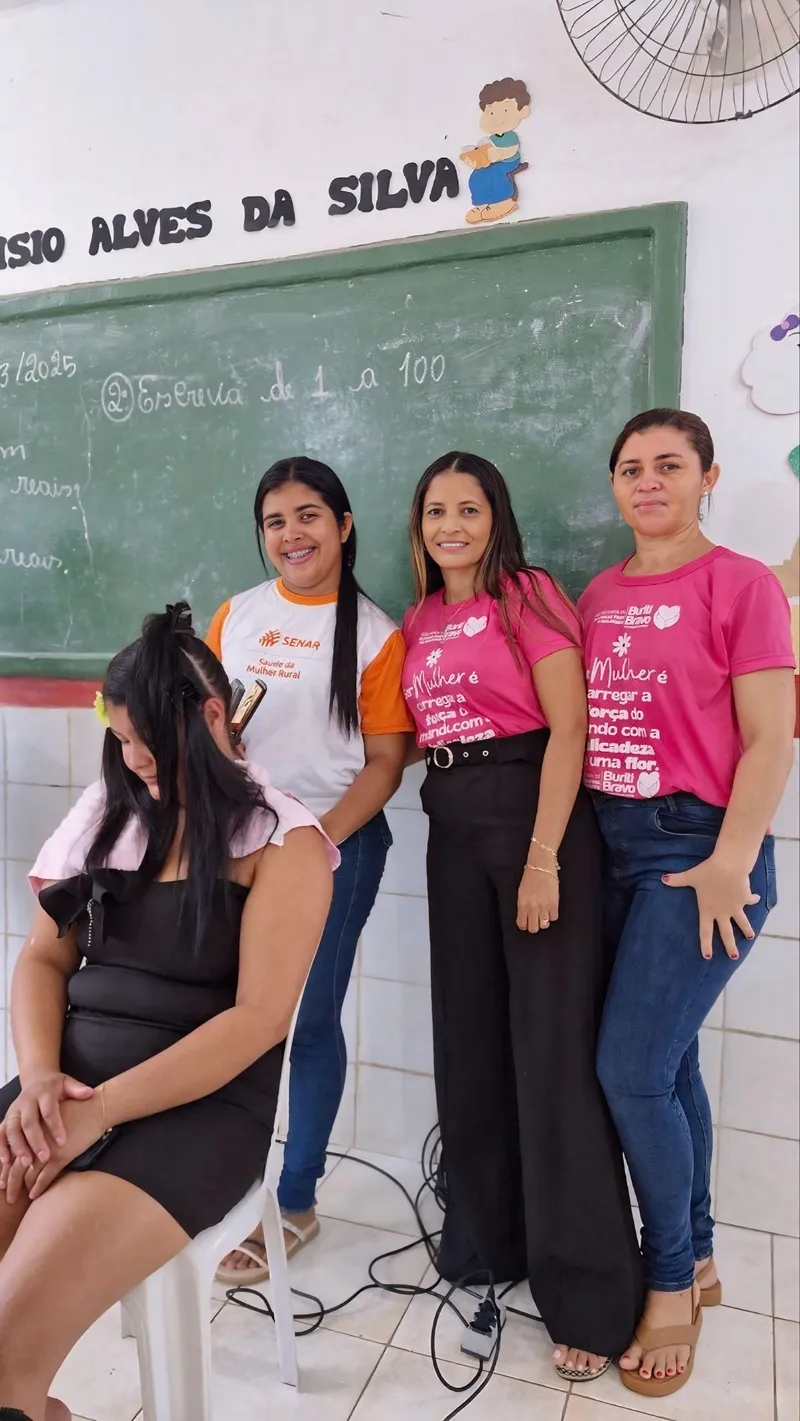 Foto 5 – SAÚDE, CUIDADO E VALORIZAÇÃO: “SENAR SAÚDE DA MULHER RURAL” LEVA SERVIÇOS AO POVOADO ANDA SOL