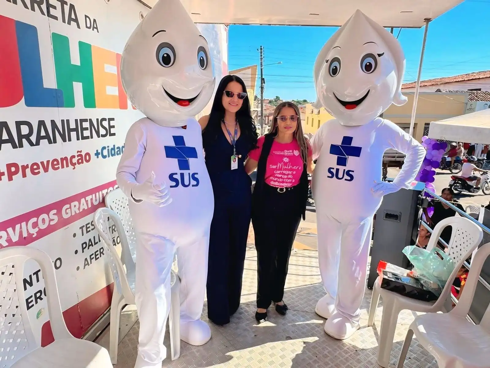 Foto 2 – Carreta da Mulher Maranhense garante mais de 680 atendimentos em Buriti Bravo