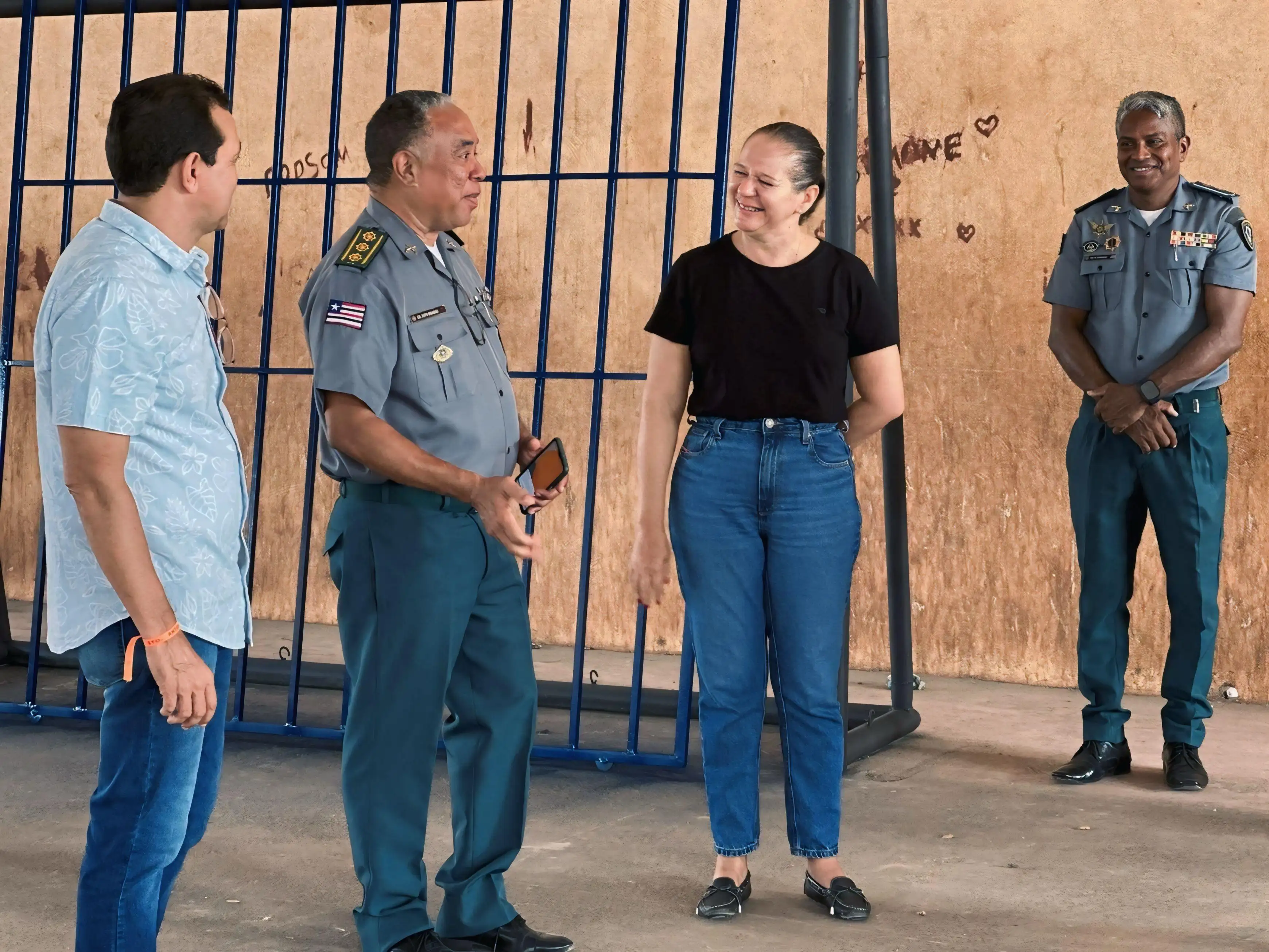 Foto 1 – Obra da Escola José Raposo entra em fase final para implantação do ensino militar