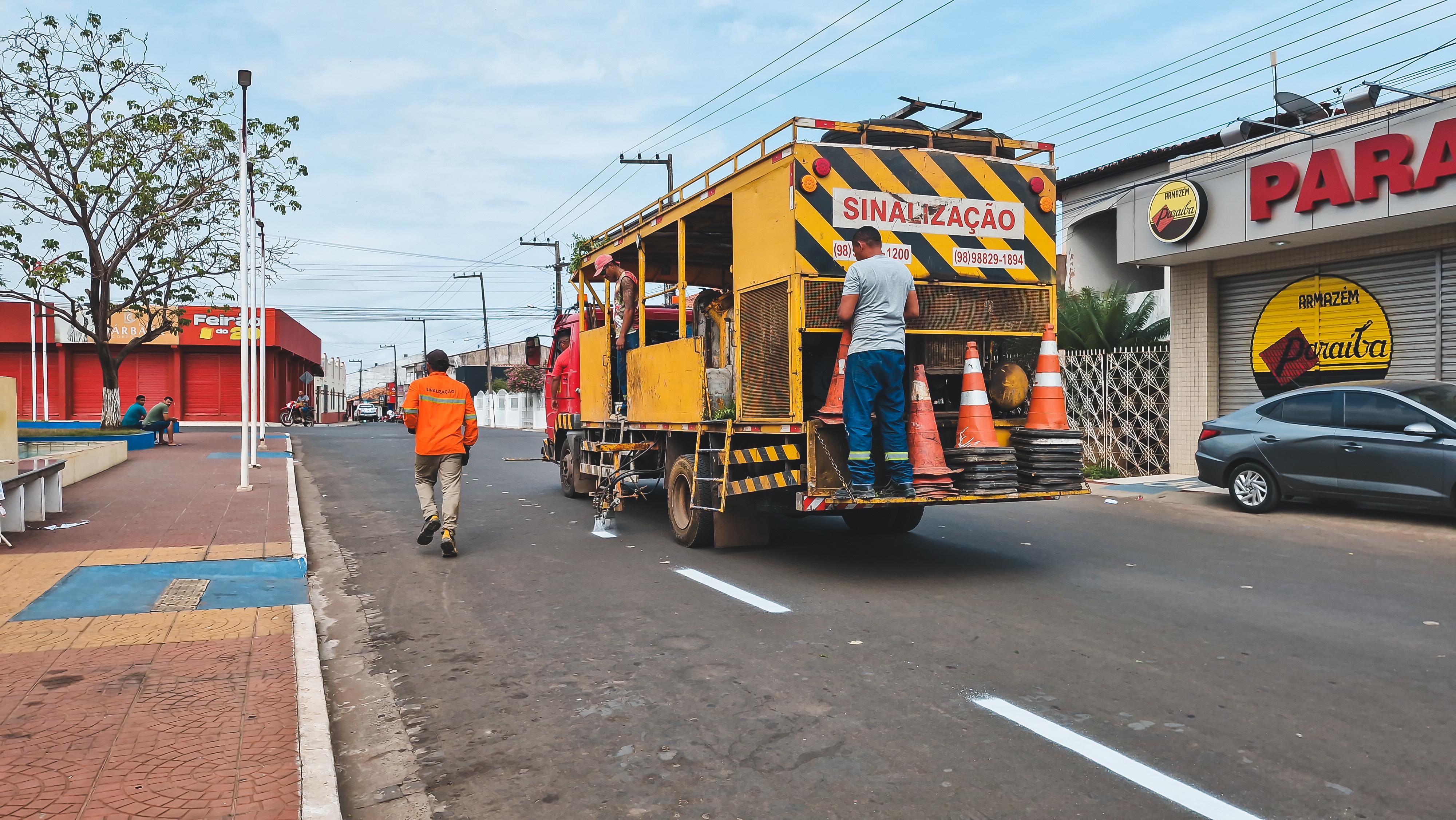Foto 10 – Prefeitura implanta sinalização horizontal em diversas ruas