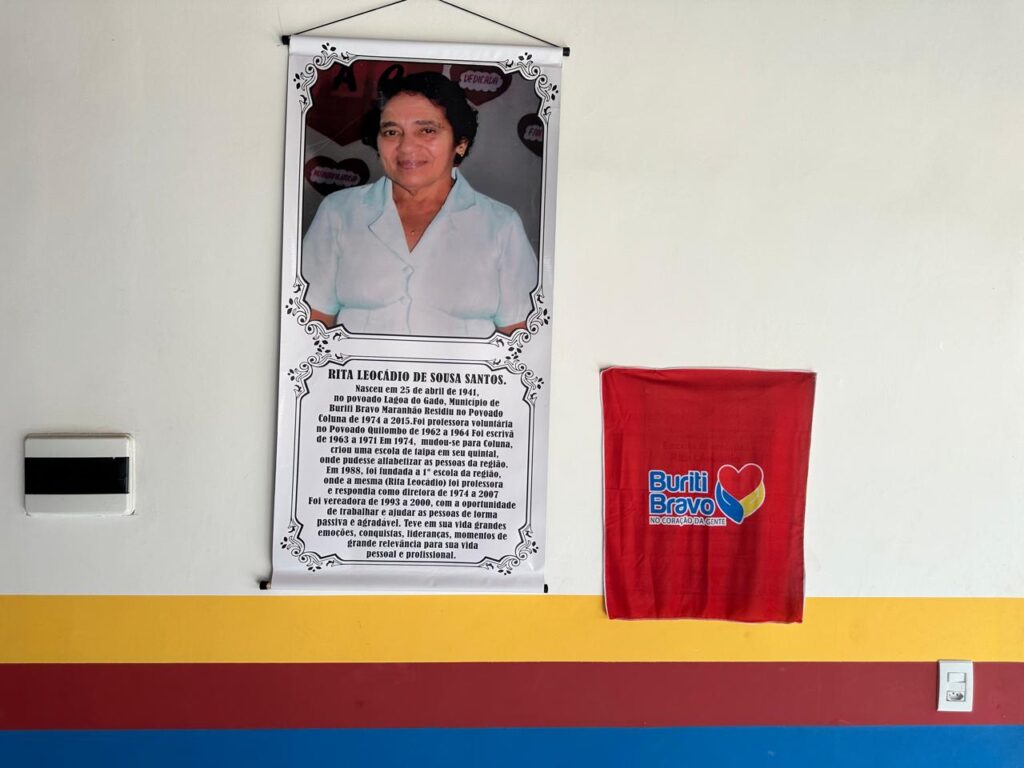 Foto 1 – Escola Municipal Rita Leocádio, no povoado Coluna é entregue para a comunidade completamente reformada
