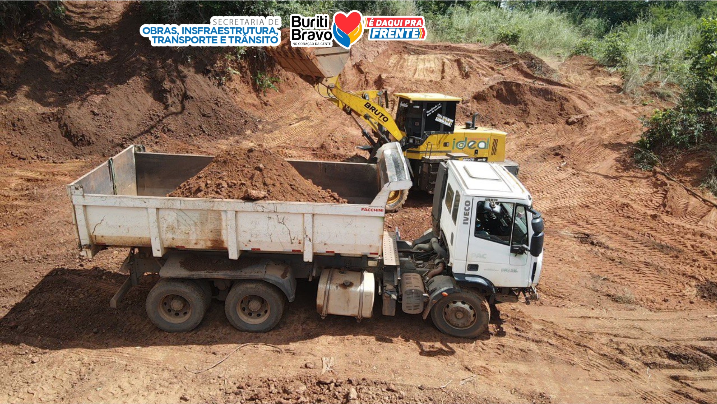 Foto 1 – Prefeitura inicia recuperação de estradas vicinais e beneficia moradores da zona rural