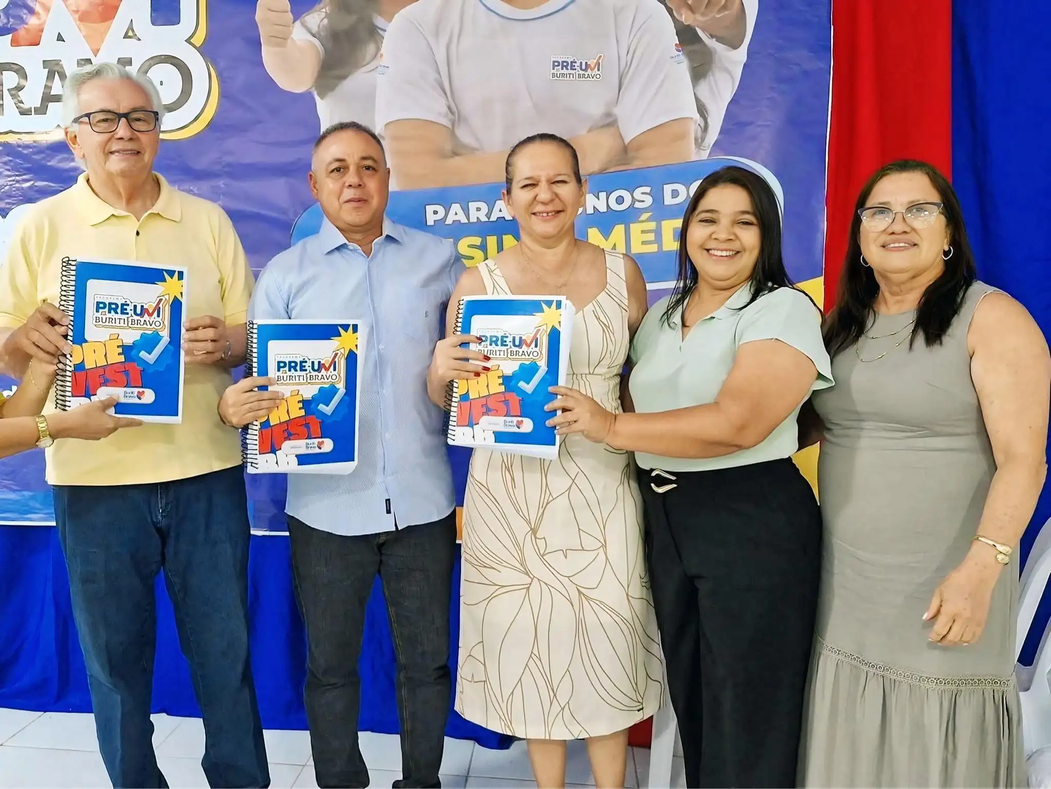 Foto 1 – Aula inaugural marca início do Pré-UNI Buriti Bravo