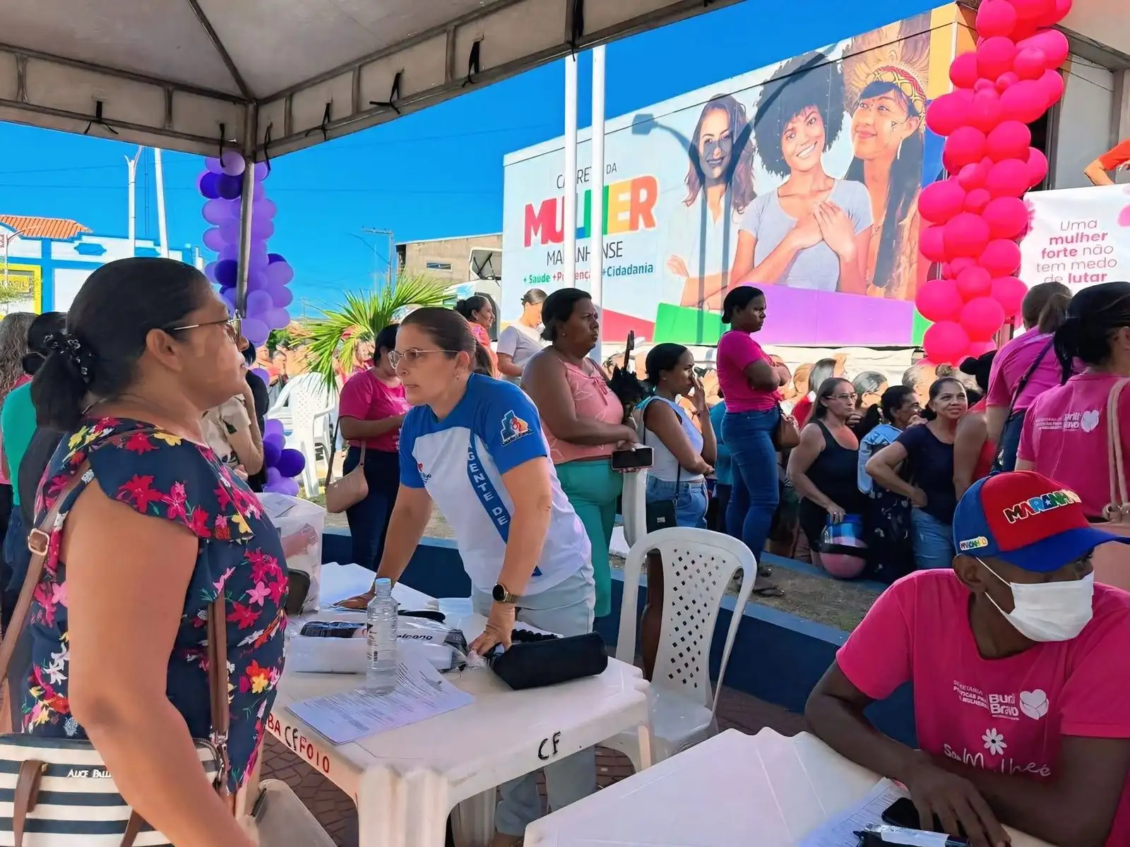 Foto 3 – Carreta da Mulher Maranhense garante mais de 680 atendimentos em Buriti Bravo