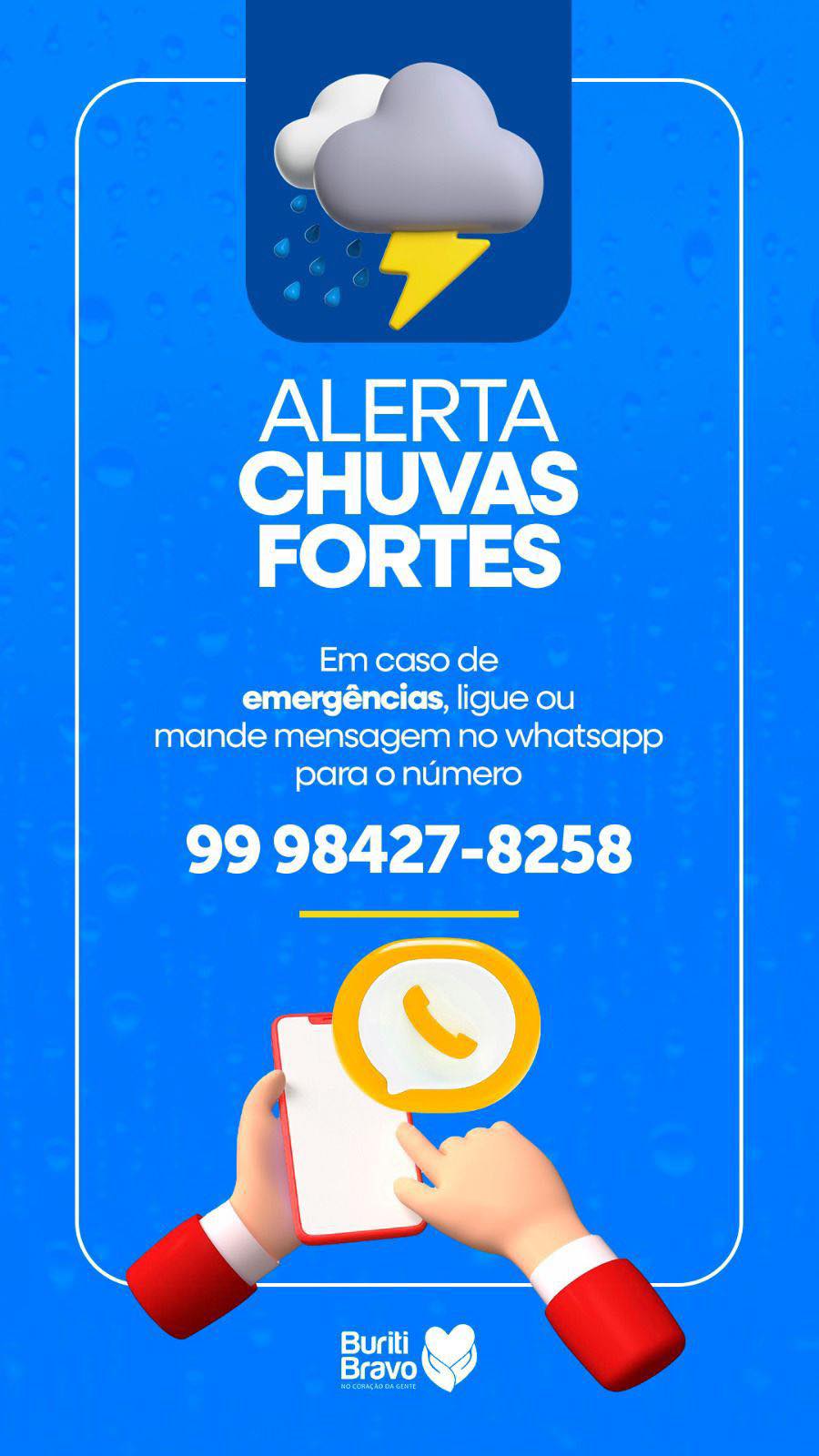 Prefeitura Municipal de Buriti Bravo intensifica medidas de segurança para o período chuvoso