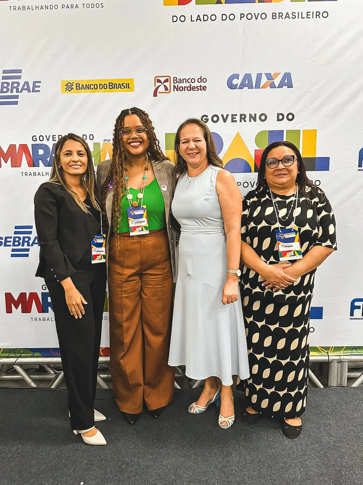 Foto 1 – Prefeita Luciana Leocádio participa da Caravana Federativa em São Luís