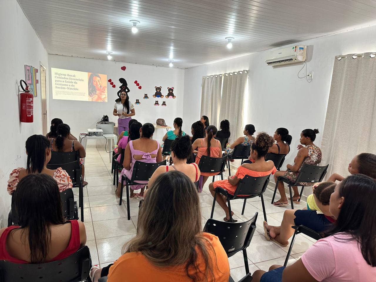Foto 1 – Prefeitura de Buriti Bravo Promove Roda de Conversa para Gestantes com Enfoque em Higiene Bucal